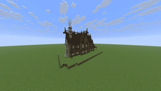 Medieval House With Decorated Interior Minecraft schematic