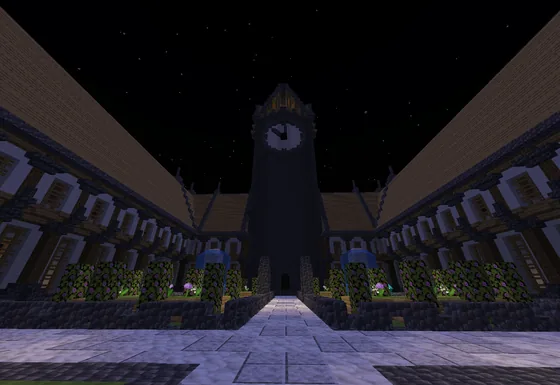 Medieval Tower House With Dirt Accents Minecraft schematic
