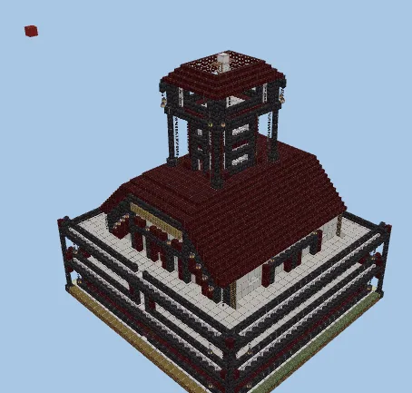 Medieval House With Tower Minecraft schematic