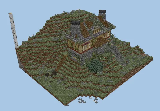 Medieval Jackdaw Hollow Manor House Minecraft schematic