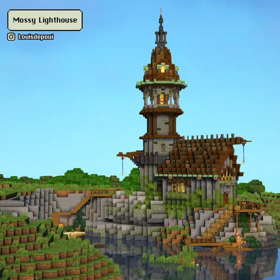 Medieval Lighthouse Dwelling Minecraft schematic