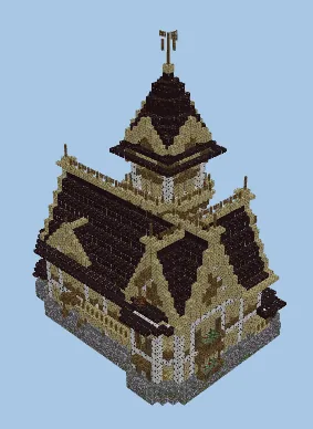 Medieval Mansion House Minecraft schematic preview