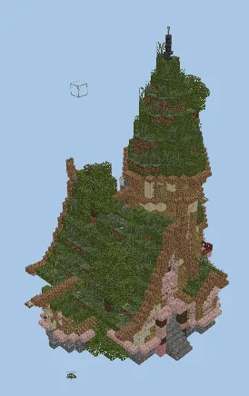 Medieval Moss Farm Structure Minecraft schematic