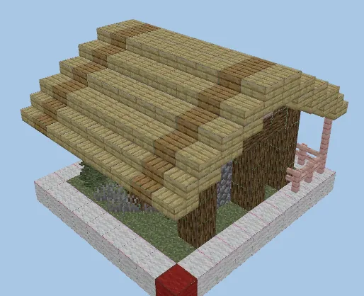 Medieval Starter Hut Minecraft schematic preview