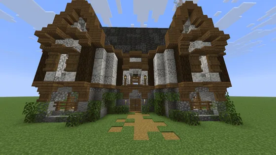 Medieval Starter Survival House Minecraft schematic