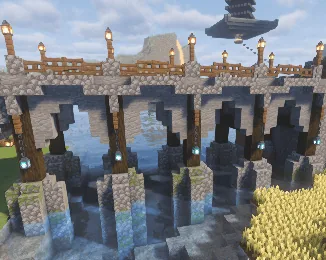 Medieval Stone Bridge Minecraft schematic