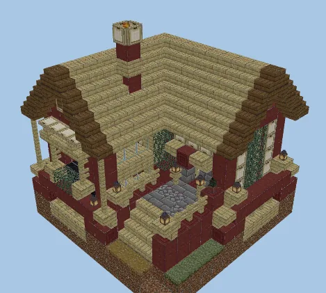 Medieval Spruce And Oak House Minecraft schematic