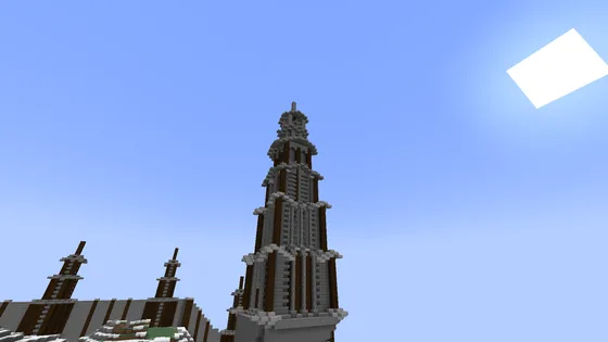 Medieval Tower Design Minecraft schematic