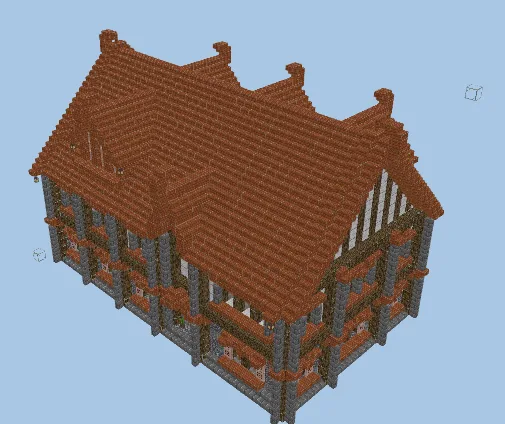 Medieval Town Building 18 Structure Minecraft schematic
