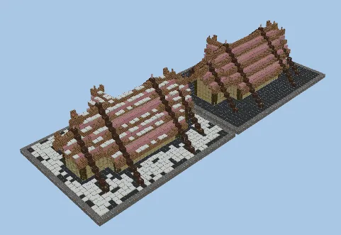 Medieval Viking House 1 Build Minecraft schematic