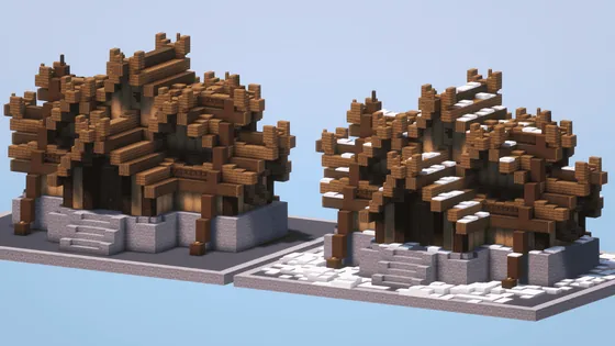 Medieval Viking House 3 Minecraft schematic