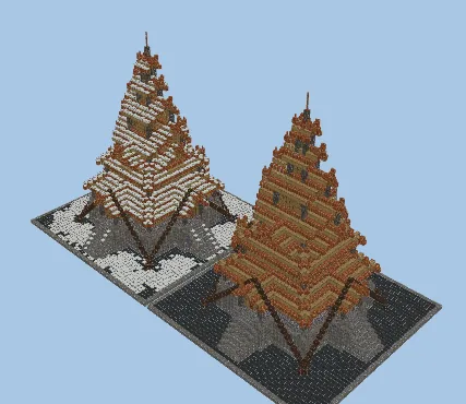 Medieval Viking King's Hall Minecraft schematic