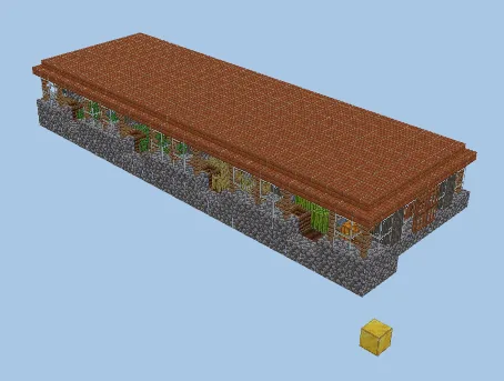 Medieval Village Farmstead Minecraft schematic