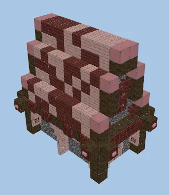 Small Medieval Cobblestone House Minecraft schematic preview