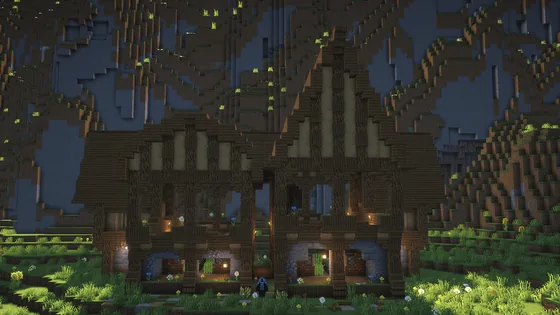 Medieval Warehouse Sugar Cane Farm Minecraft schematic