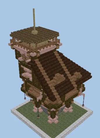Medieval Watchtower Design Minecraft schematic preview