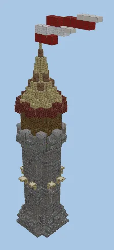 Medieval Watchtower Structure Minecraft schematic preview
