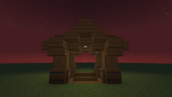Medieval Well Structure Minecraft schematic