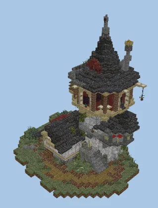 Medieval Wizard Tower Minecraft schematic preview