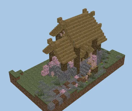 Medieval Wood House Minecraft schematic