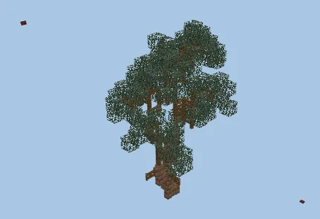 Medium Pine Tree For Realistic Worlds Minecraft schematic