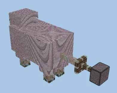 Mega Decorated Sheep Farm Structure Minecraft schematic
