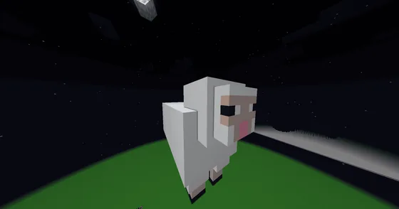 Mega Decorated Sheep Farm Structure Minecraft schematic