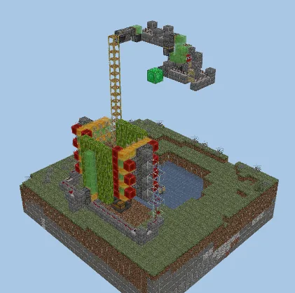Mega Log Farm Minecraft schematic