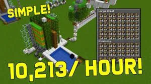 Mega Log Farm Minecraft schematic