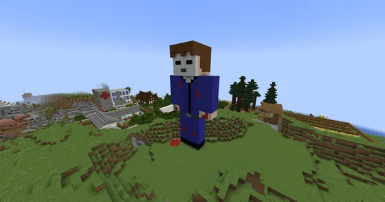 Michael Myers Halloween Horror Statue Minecraft schematic