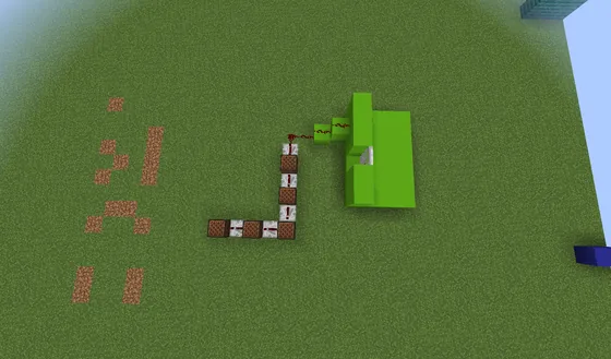 Minecraft Automated Doorbell System Minecraft schematic