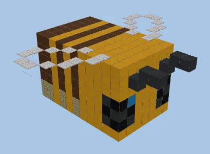 Minecraft Bee Statue Minecraft schematic preview