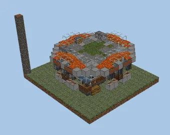 Minecraft Bone Meal Farm Minecraft schematic preview