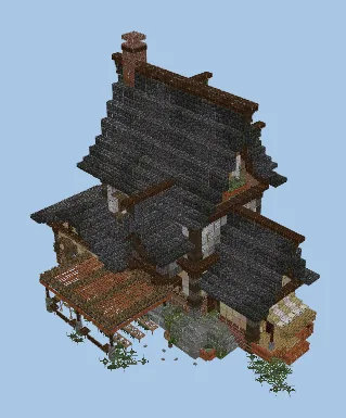 Minecraft Brewery and Tavern Minecraft schematic