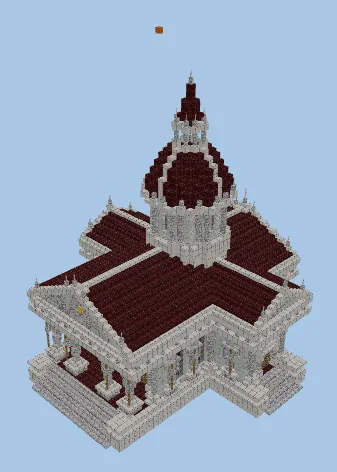 Minecraft Custom Courthouse Structure Minecraft schematic preview