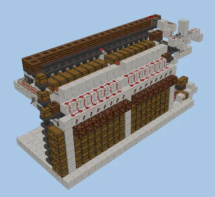 Minecraft Item Sorter System Minecraft schematic