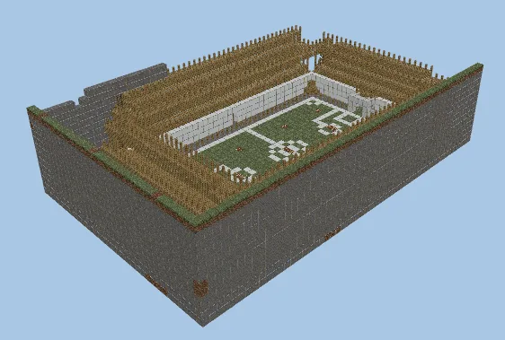 Minecraft Soccer Stadium Schematic Minecraft schematic preview