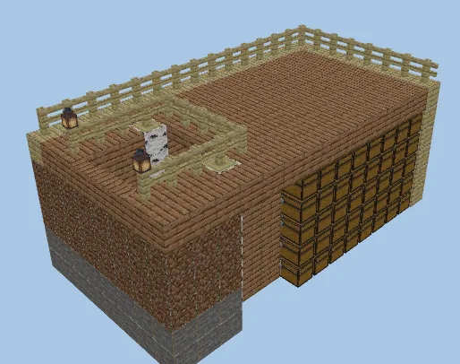 Hidden Underground Storage Base Minecraft schematic