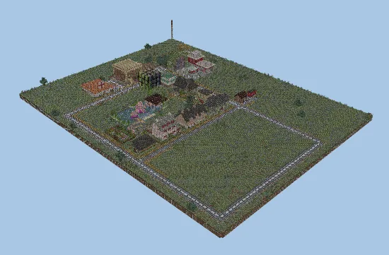 Minecrafty Town Schematic Minecraft schematic
