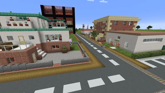 Minecrafty Town Schematic Minecraft schematic