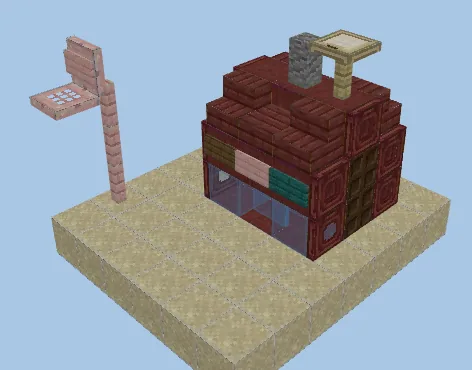 Mini Krusty Krab Restaurant Minecraft schematic
