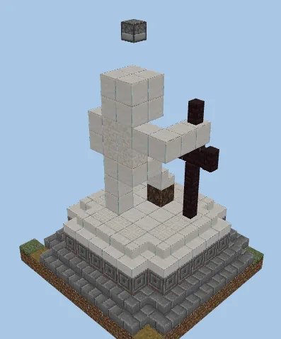 Miniature Dragon Egg Statue Minecraft schematic preview
