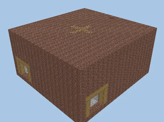 Mining Hub Structure Minecraft schematic
