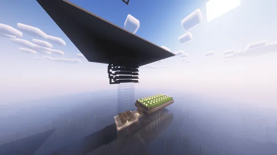 Mob and Sugar Cane Farm Minecraft schematic