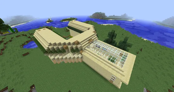 Mobotropolis Civic Center Sonic Build Minecraft schematic