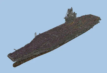 Modern Aircraft Carrier Build Minecraft schematic preview