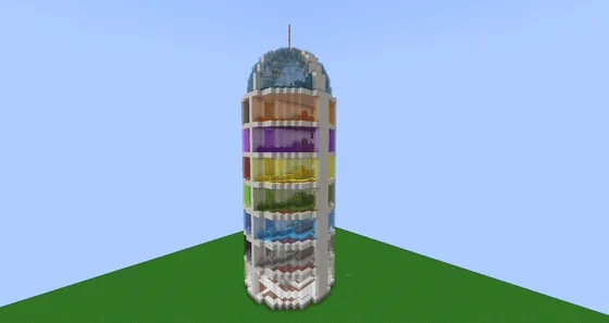 Modern Apartment Building Minecraft schematic