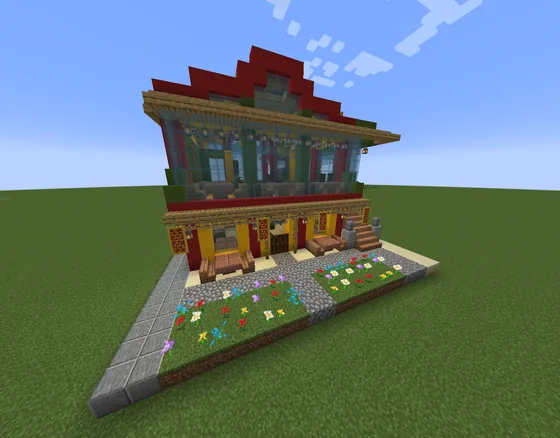 Modern Cafe Minecraft schematic