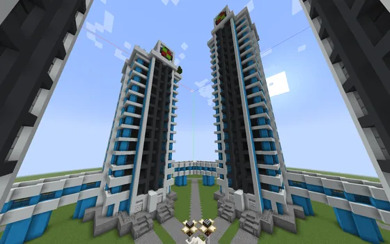 Modern City Skyscrapers Minecraft schematic