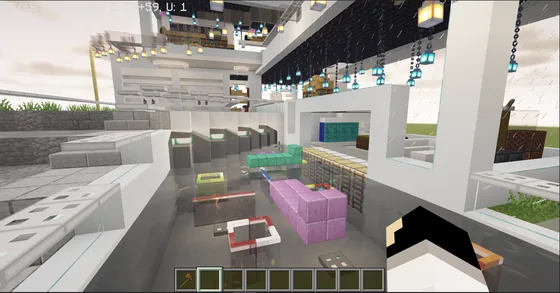 Modern Decorated House Build Minecraft schematic